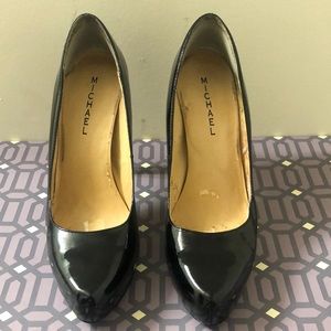Michael Shannon Black Patent Leather Heels